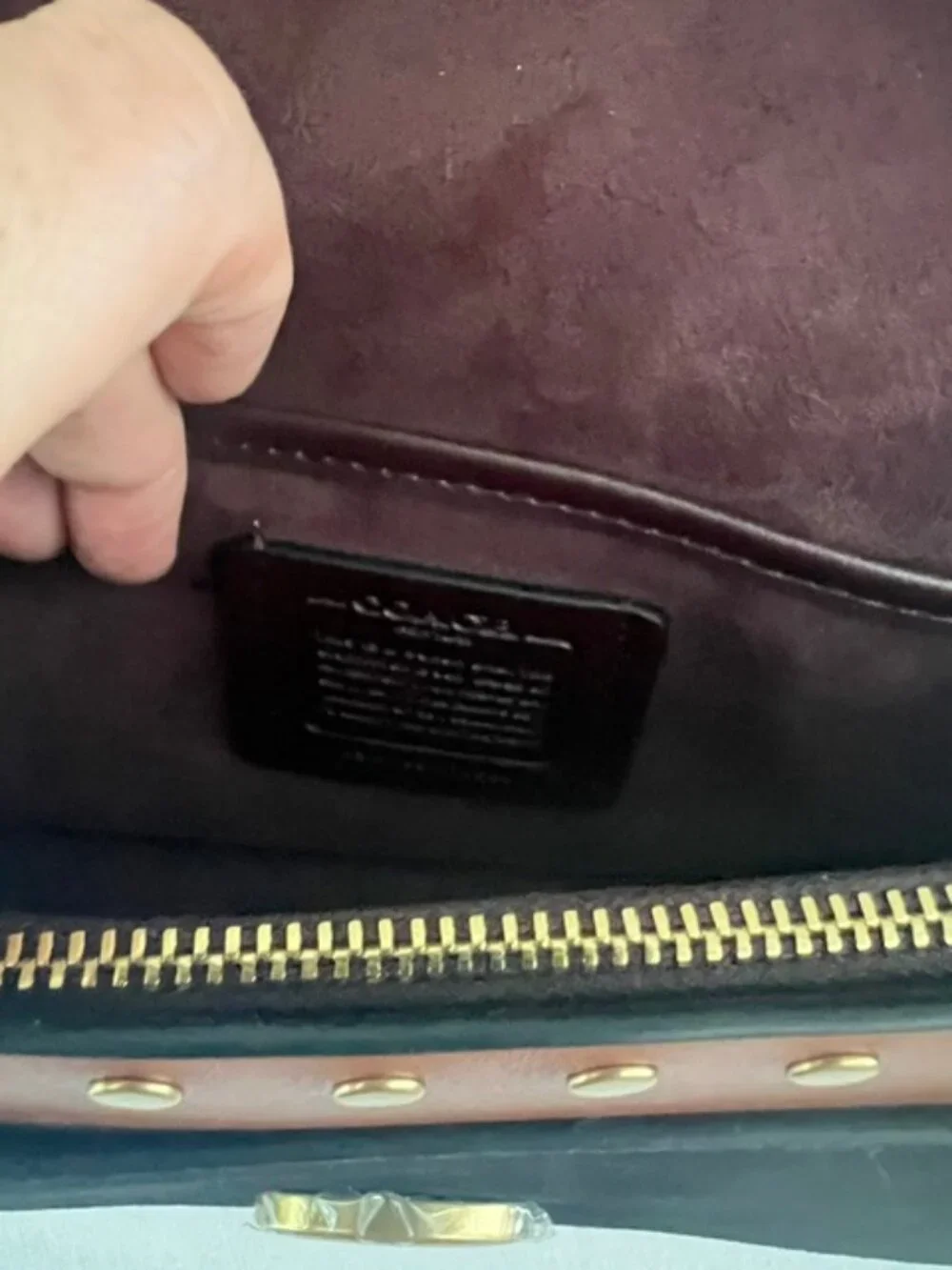 Coach sized bag